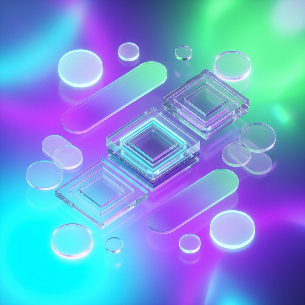 Hero Glass 3D Lazer Element